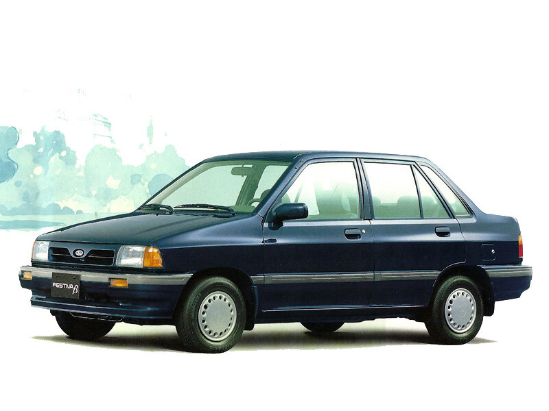 Ford Festiva (ADA242) 1 поколение, рестайлинг, седан (07.1992 - 12.1992)